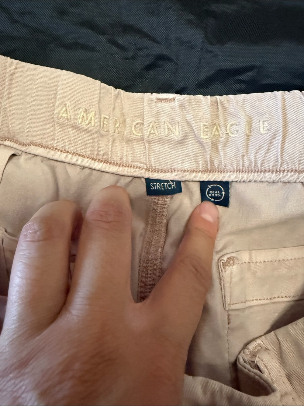 American Eagle Outfitters Mid-Rise Baggy Wide Leg Cargo Pants Light Pink Size 8 - Picture 10 of 12